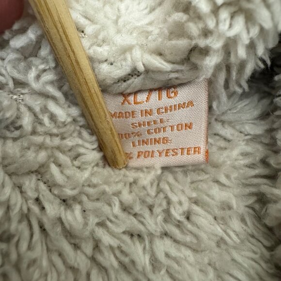 Tommy Bahama Relax Sherpa Lined Fleece Vest Men's XL Gray Outerwear Soft Y2K 00s - Picture 3 of 9